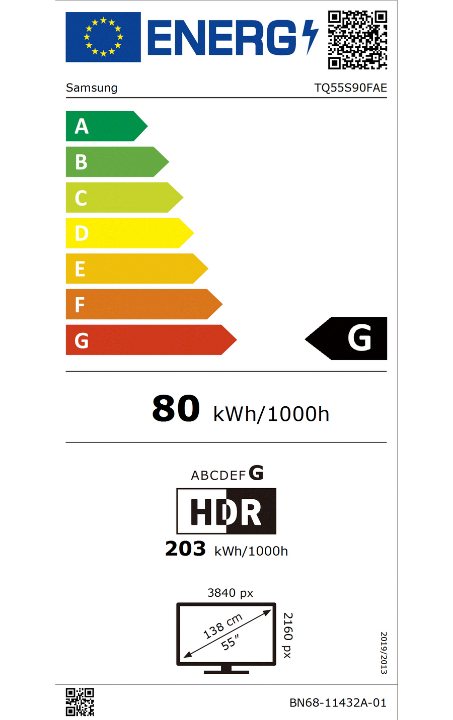 Téléviseur OLED SAMSUNG TQ55S90F 139 cm (55")