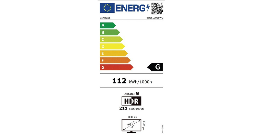 Téléviseur LED SAMSUNG TQ65LS03FW 163 cm (64")