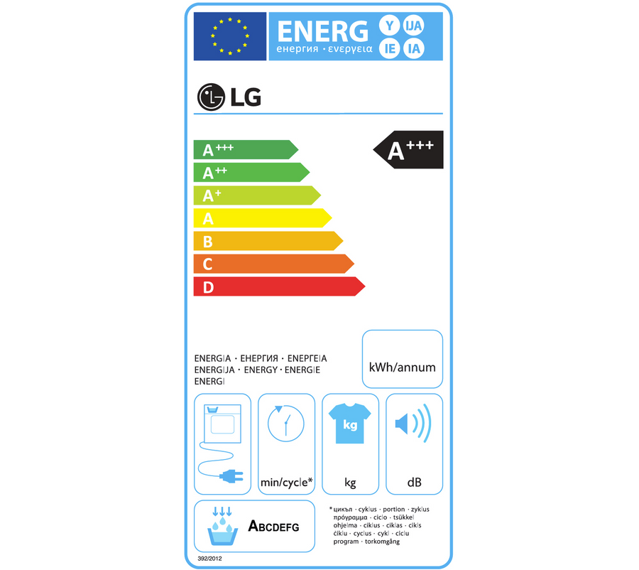 Seche-linge pompe à chaleur LG RH8030WH