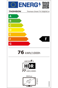 Téléviseur LED THOMSON 55QG5C14
