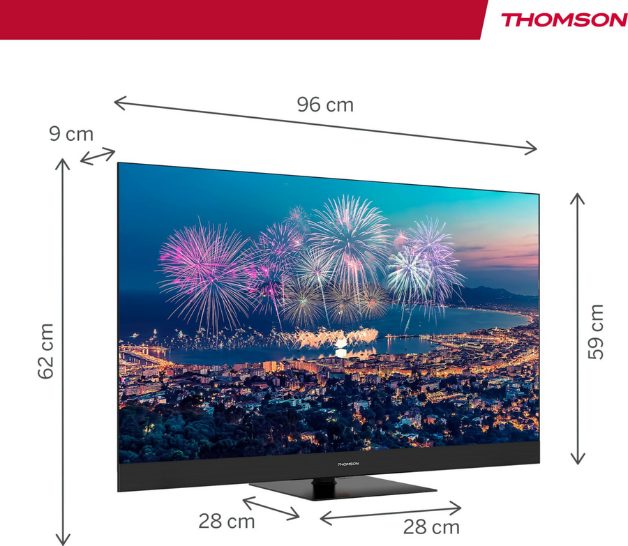 Téléviseur LED THOMSON 43QG6C14 108 cm (43")