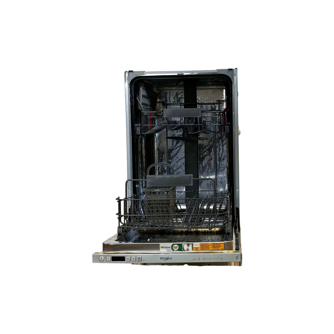 Lave-Vaisselle Encastrable 10 Cvts Reconditionné WHIRLPOOL WSIC3M17 (WSIC 3 M 17) : vue de l'intérieur
