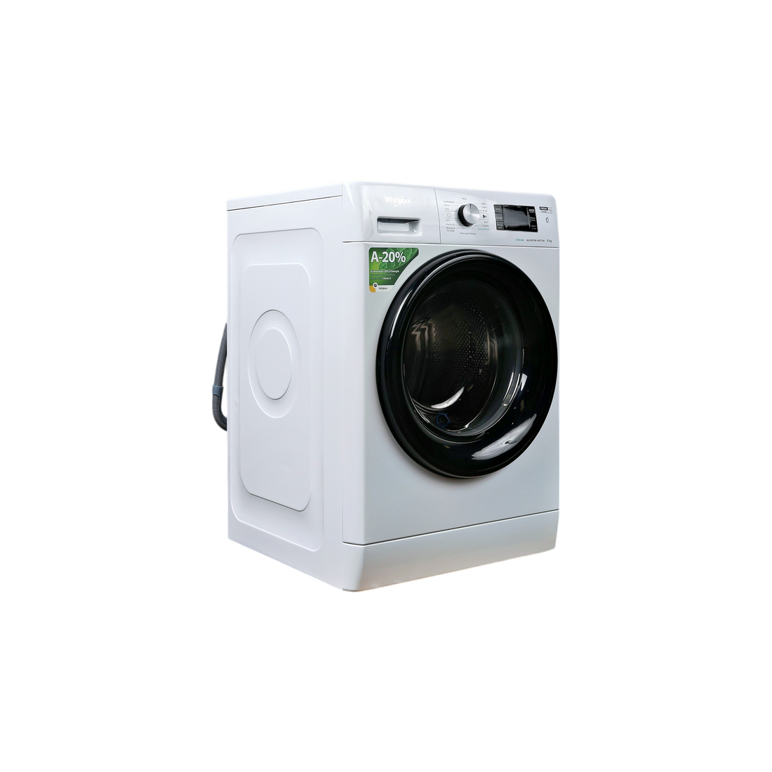 Lave-Linge Hublot 9 kg Reconditionné WHIRLPOOL FFBP9489BVFR : vue du côté droit
