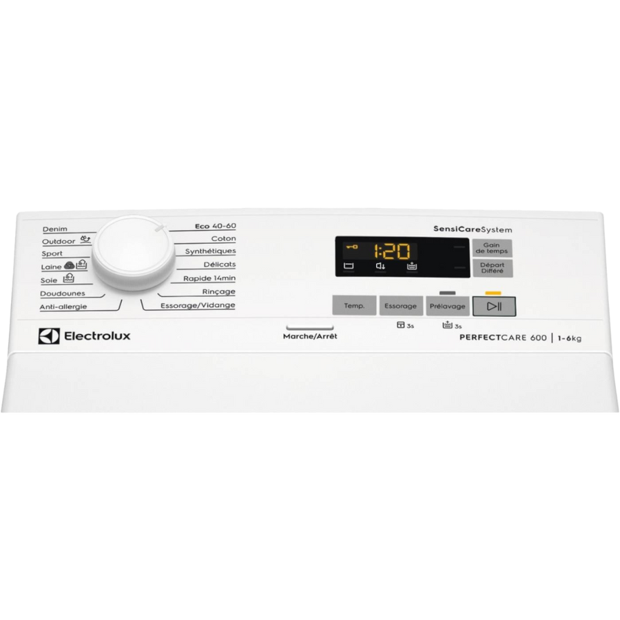 Lave-linge Top 6 kg Neuf ELECTROLUX EW6T3365BCZ