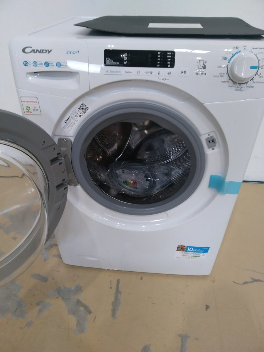 Lave-linge Hublot 10 kg Reconditionné CANDY HES14104TWM6/1-S