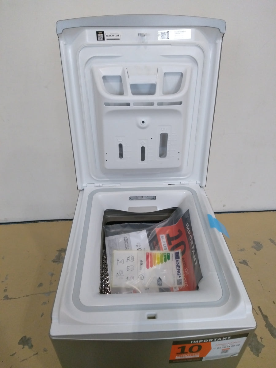 Lave-linge Top 7 kg Reconditionné WHIRLPOOL TDLRSX7232BSFR