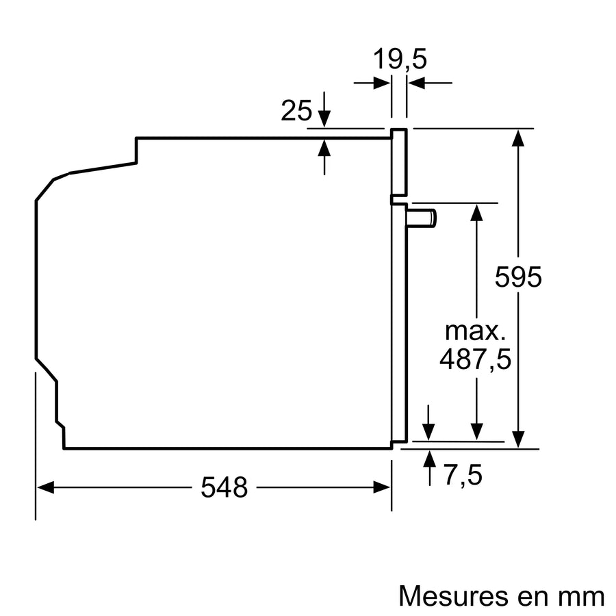 Four Chaleur Tournante Reconditionné BOSCH HBA571BB4
