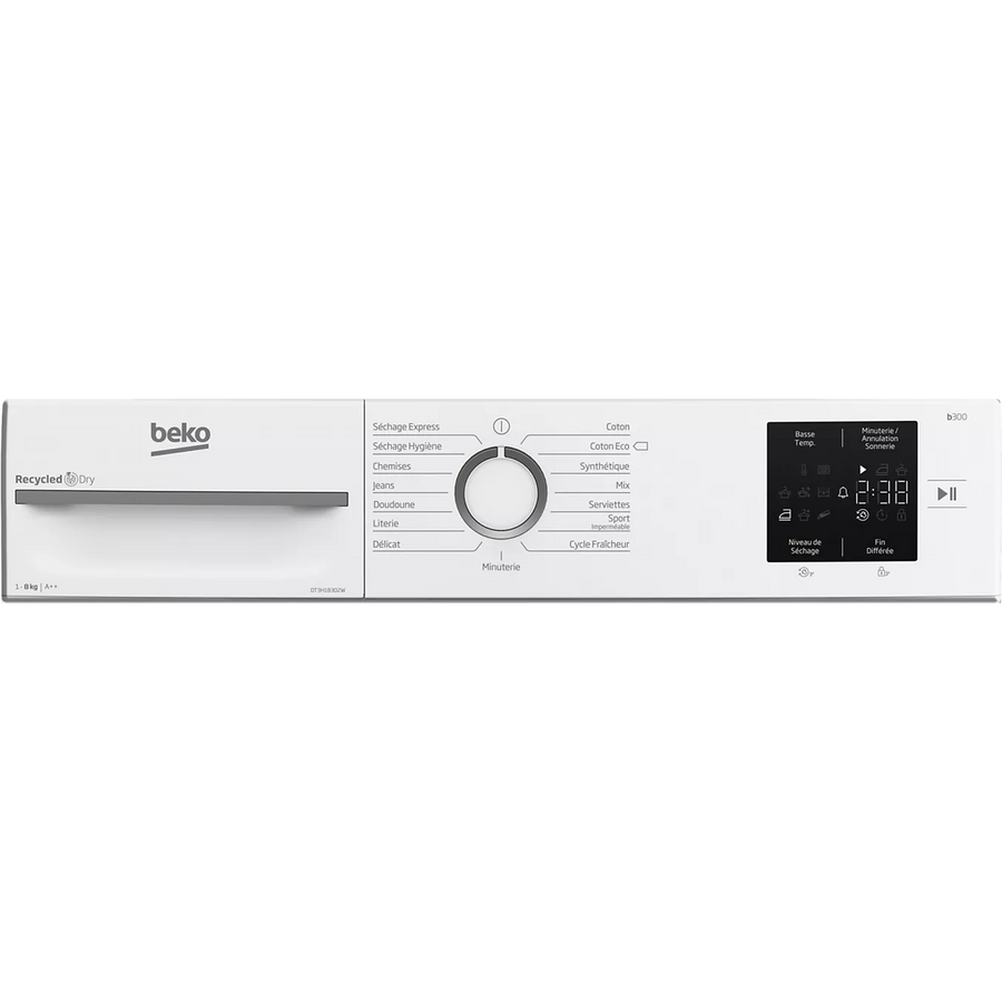 Seche-linge Pompe à Chaleur 8 kg Reconditionné BEKO DT3H18302W