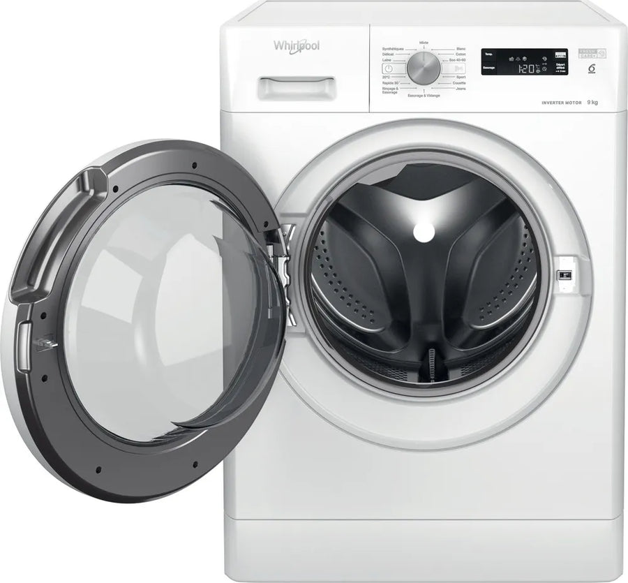 Lave-linge Hublot 9 kg Reconditionné WHIRLPOOL FFSPL9269WFR
