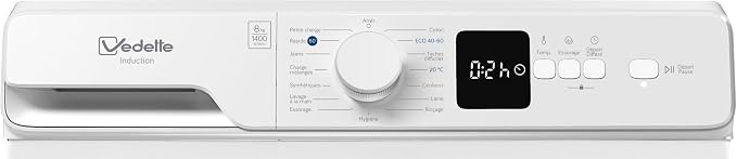 Lave-linge Hublot 8 kg Reconditionné VEDETTE LFV284QW