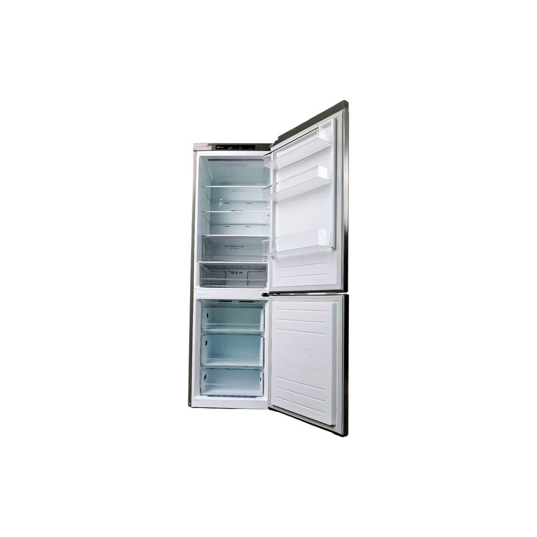 Réfrigérateur Avec Congélateur 341 L Reconditionné LG GBB61PZJEN : vue de l'intérieur