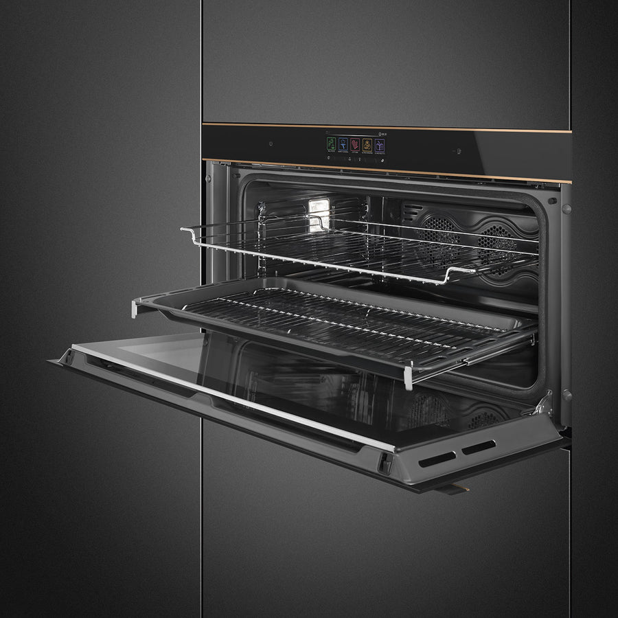 Four Chaleur Tournante 85 L Reconditionné SMEG SFPR9606WTPNR