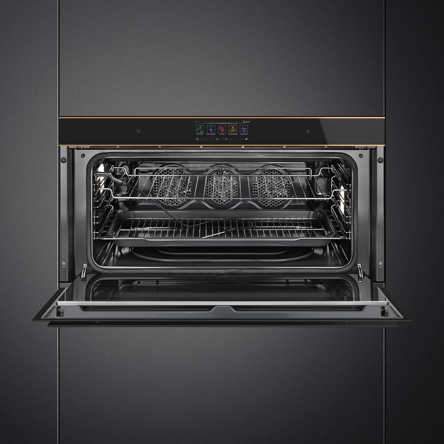 Four Chaleur Tournante 85 L Reconditionné SMEG SFPR9606WTPNR