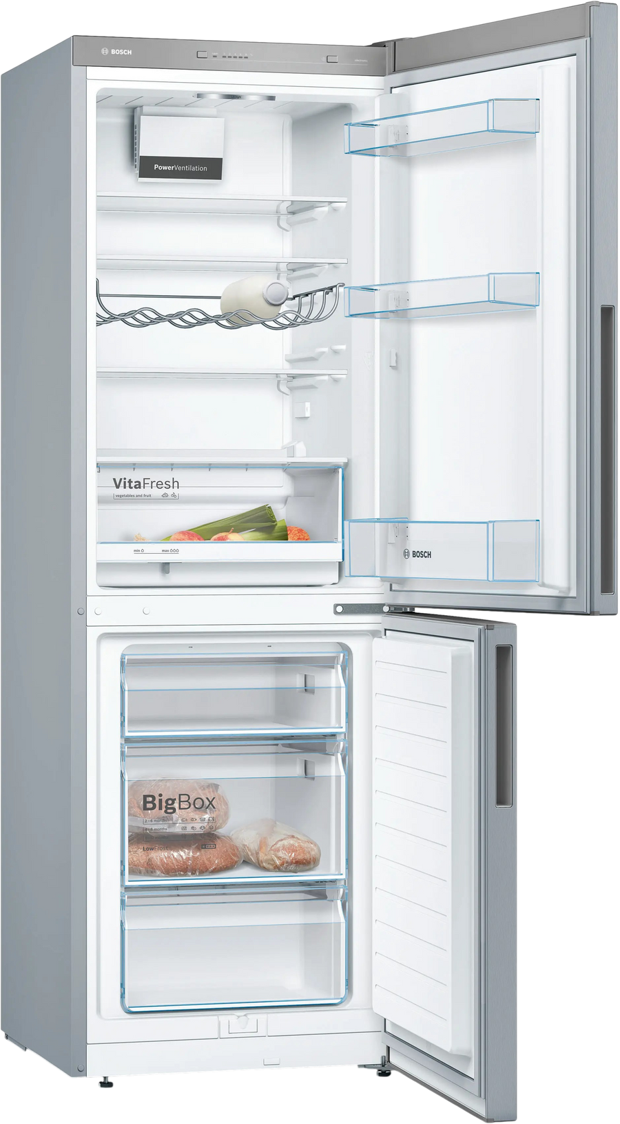Réfrigérateur Avec Congélateur 289 Litres Reconditionné BOSCH KGV33VLEAS