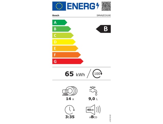 Lave-vaisselle Encastrable 14 couverts Reconditionné BOSCH SMV6ZCX10E