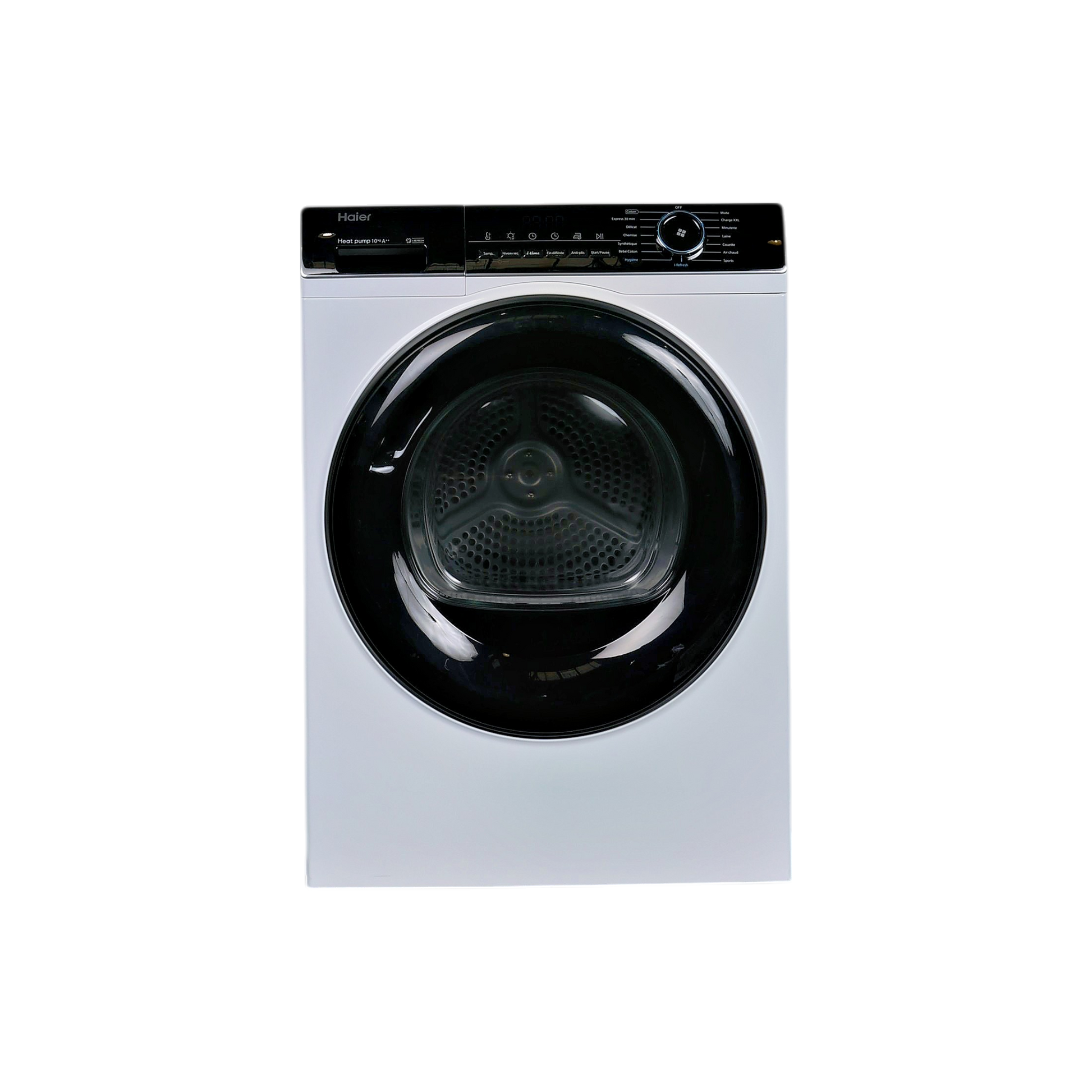 Seche-Linge Pompe À Chaleur 10 kg Reconditionné HAIER HD100-A2939-FR : vue de face