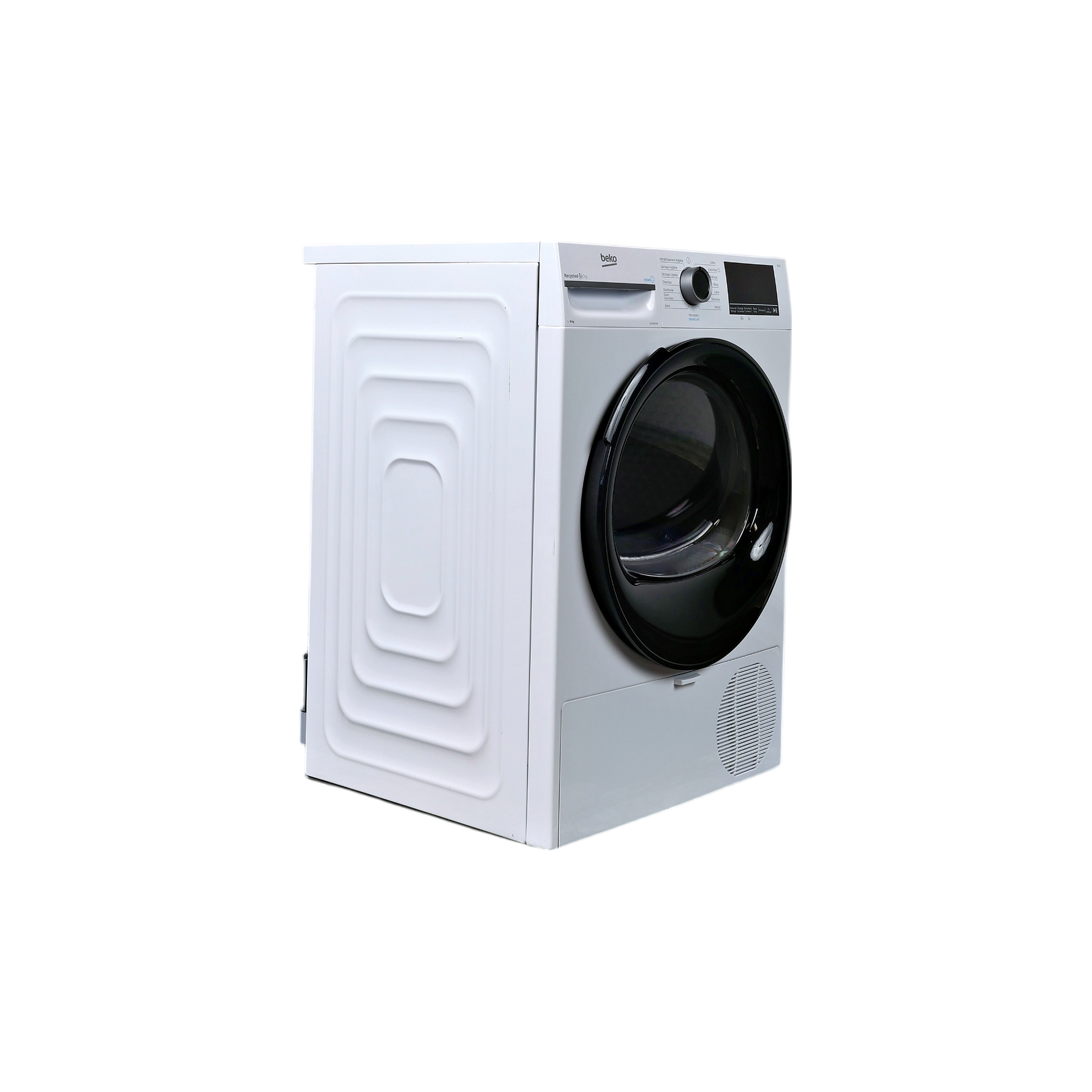 Seche-Linge Pompe À Chaleur 8 kg Reconditionné BEKO D3H28493W : vue du côté droit
