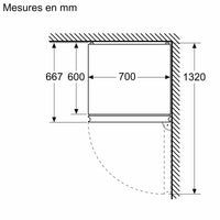 Réfrigérateur Avec Congélateur 440 Litres Reconditionné SIEMENS KG49NVIAG