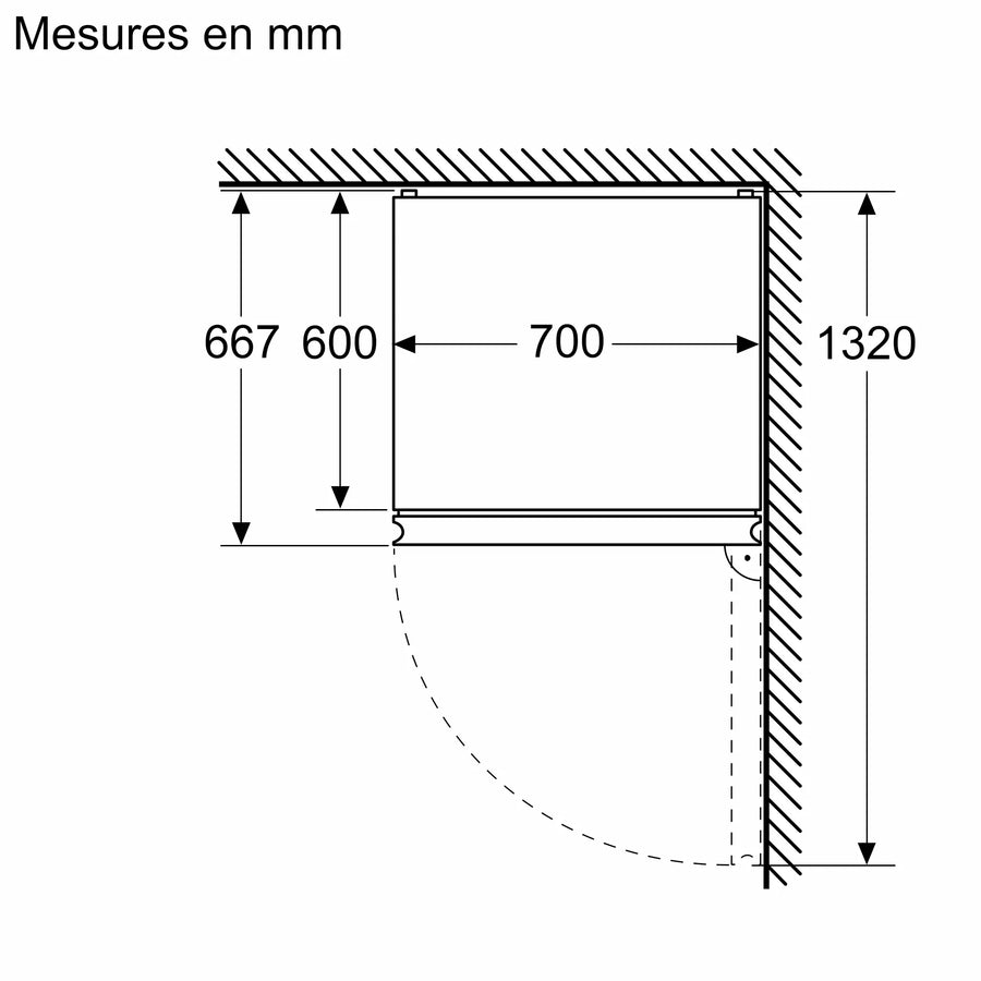 Réfrigérateur Avec Congélateur 440 Litres Reconditionné SIEMENS KG49NVIAG