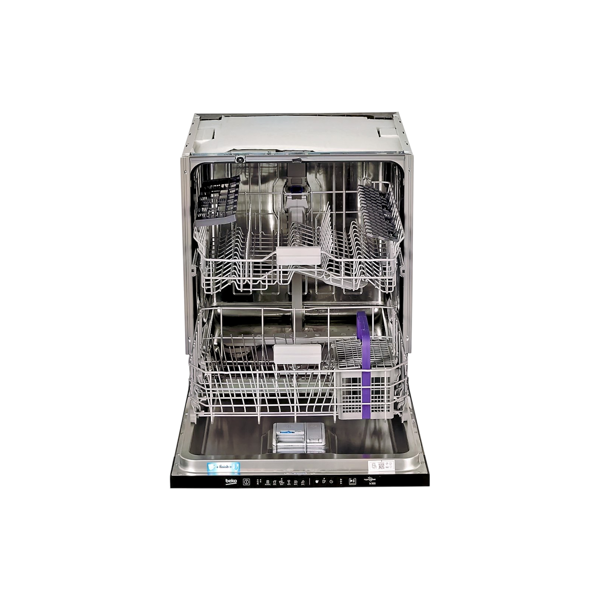 Lave-Vaisselle Encastrable 14 Cvts Reconditionné BEKO BDIN16430 : vue de l'intérieur