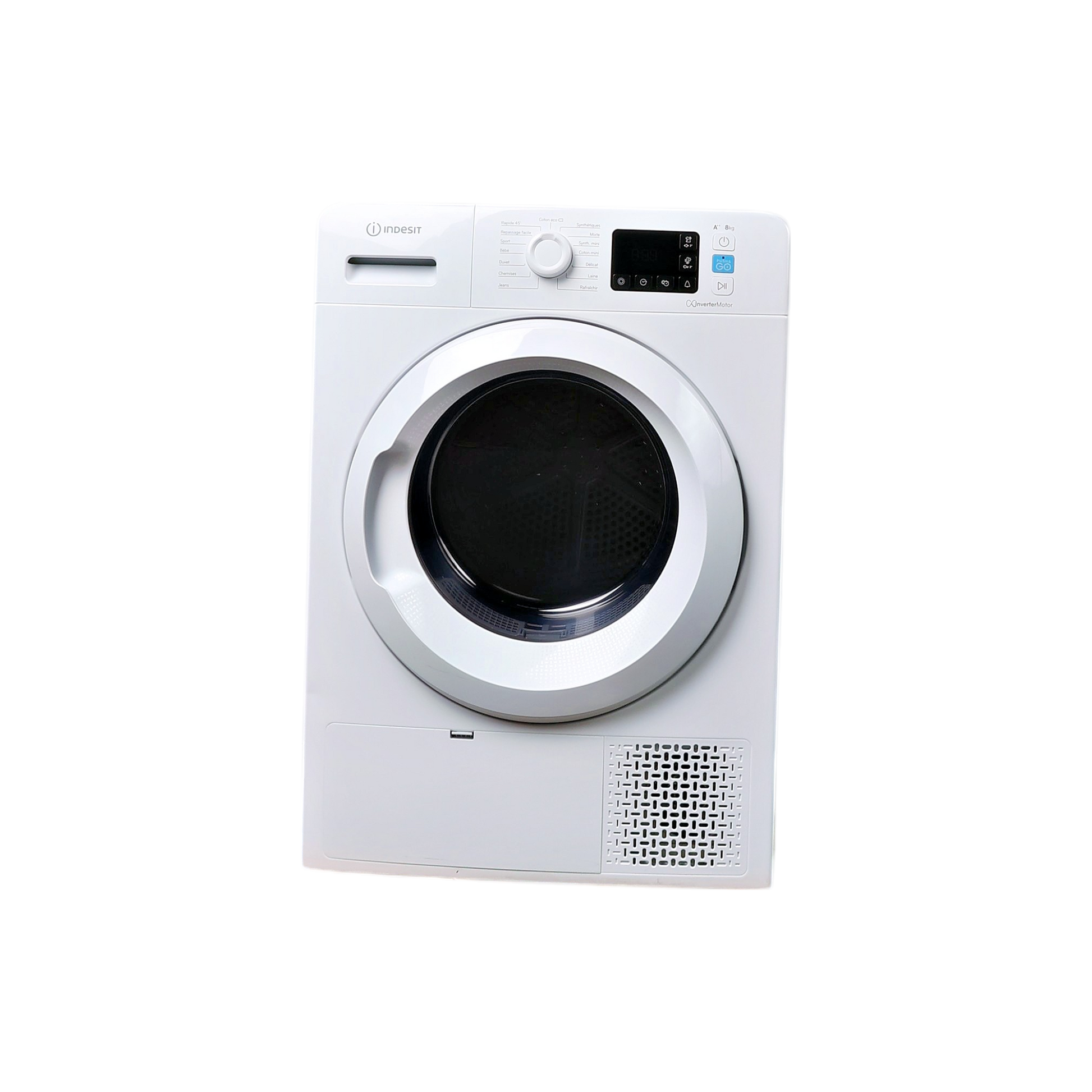 Seche-Linge Pompe À Chaleur 8 kg Reconditionné INDESIT YTM1182XFR : vue de face