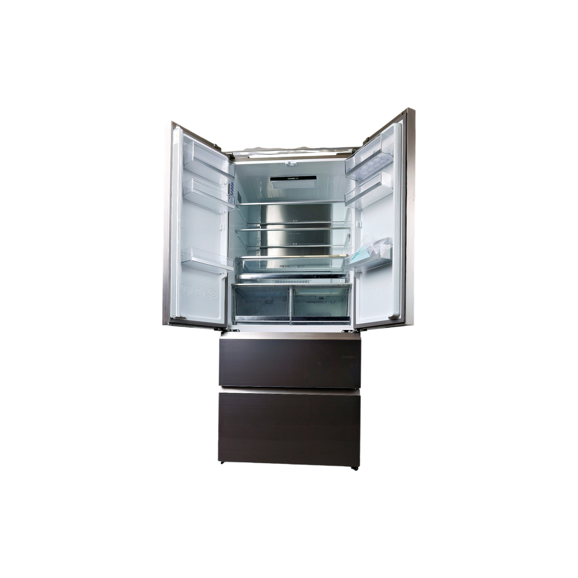 Réfrigérateur Multi-Portes 539 L Reconditionné HAIER HB18FGSAAA : vue de l'intérieur