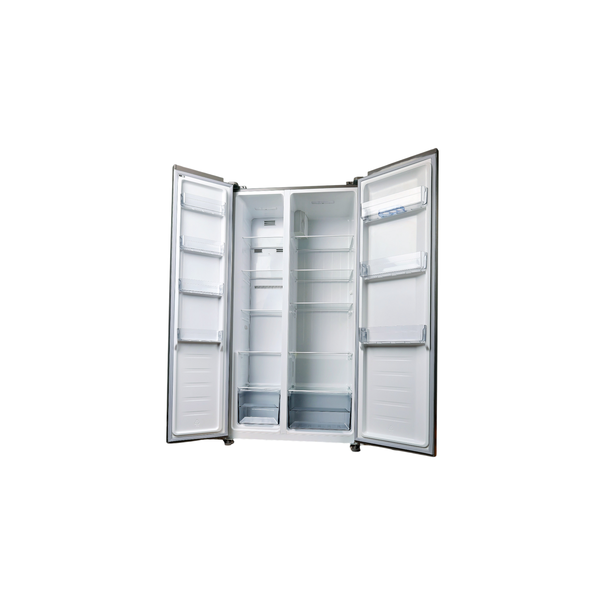 Réfrigérateur Américain 442 L Reconditionné ESSENTIEL B ERAVE180-90V2 : vue de l'intérieur
