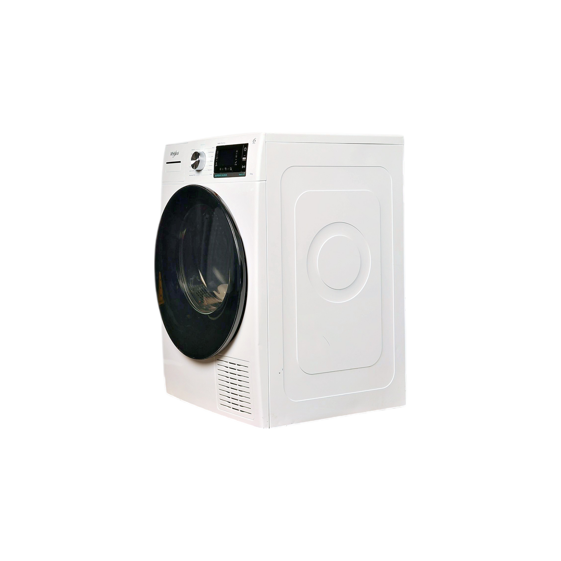 Seche-Linge Pompe À Chaleur 9 kg Reconditionné WHIRLPOOL W7D93WBFR : vue du côté gauche