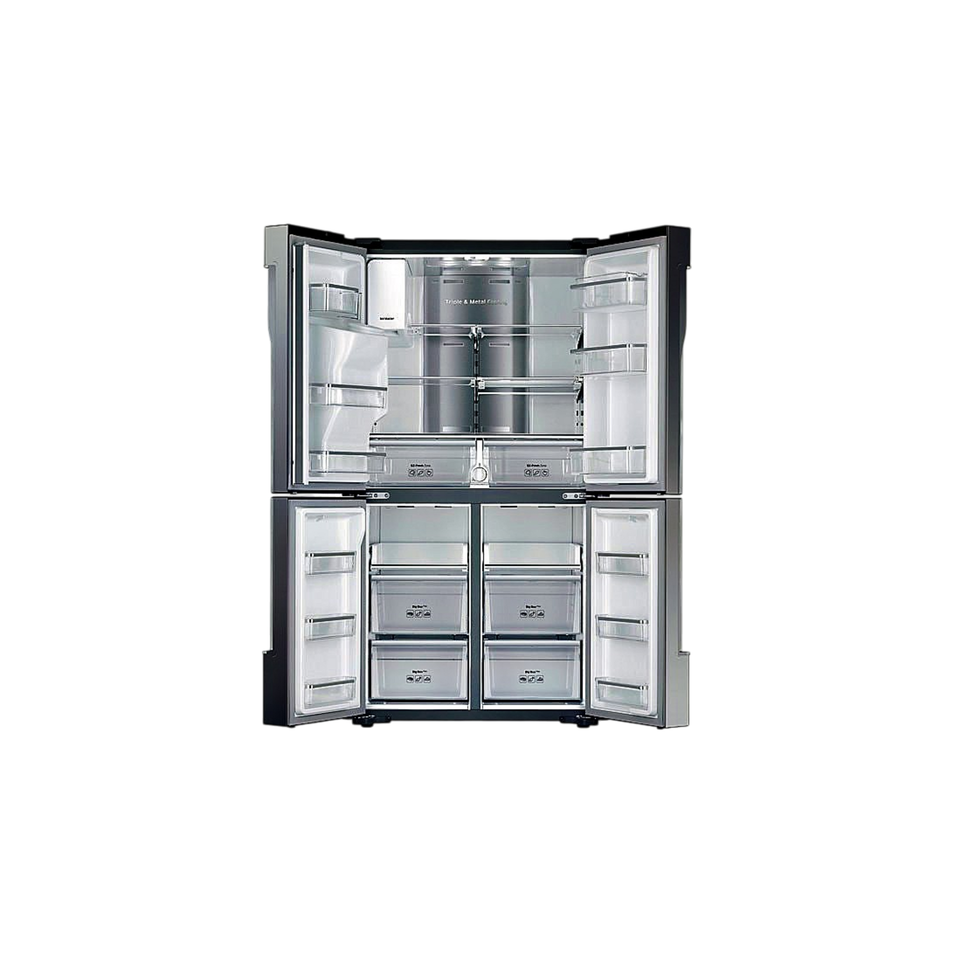 Réfrigérateur Multi-Portes 462.5 L Reconditionné SAMSUNG RF56J9040SR : vue de l'intérieur