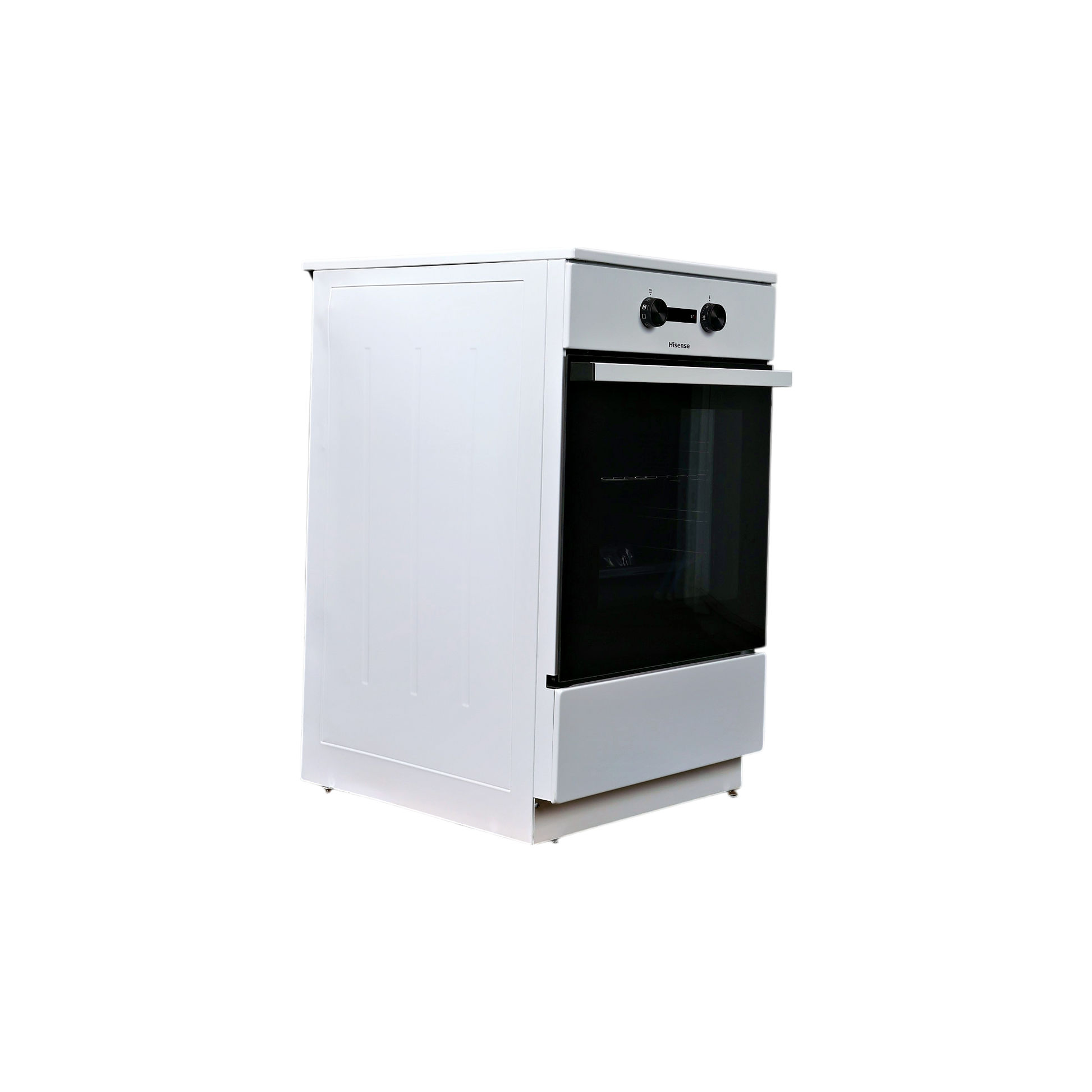 Cuisinière À Induction  Reconditionné HISENSE HEIT5A40WG : vue du côté droit