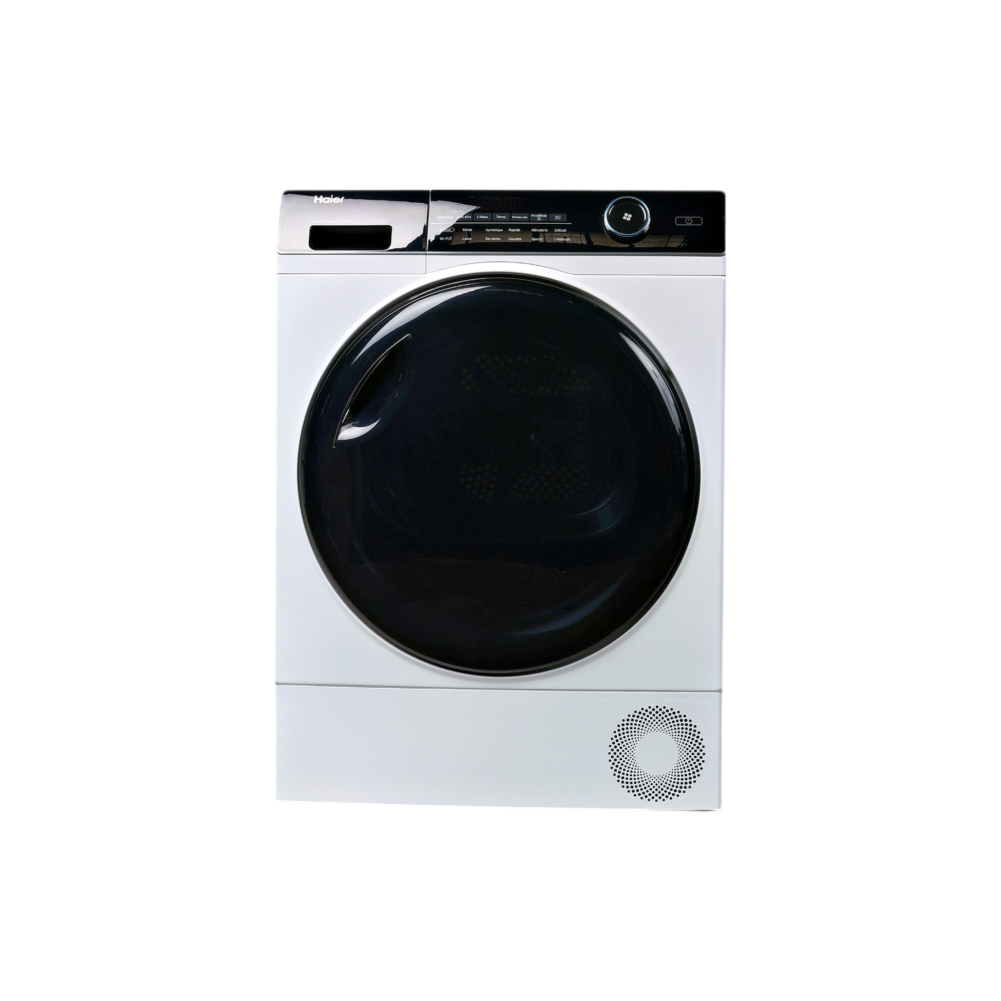 Seche-Linge Pompe À Chaleur 9 kg Reconditionné HAIER HD90-A2959E-FR : vue de face