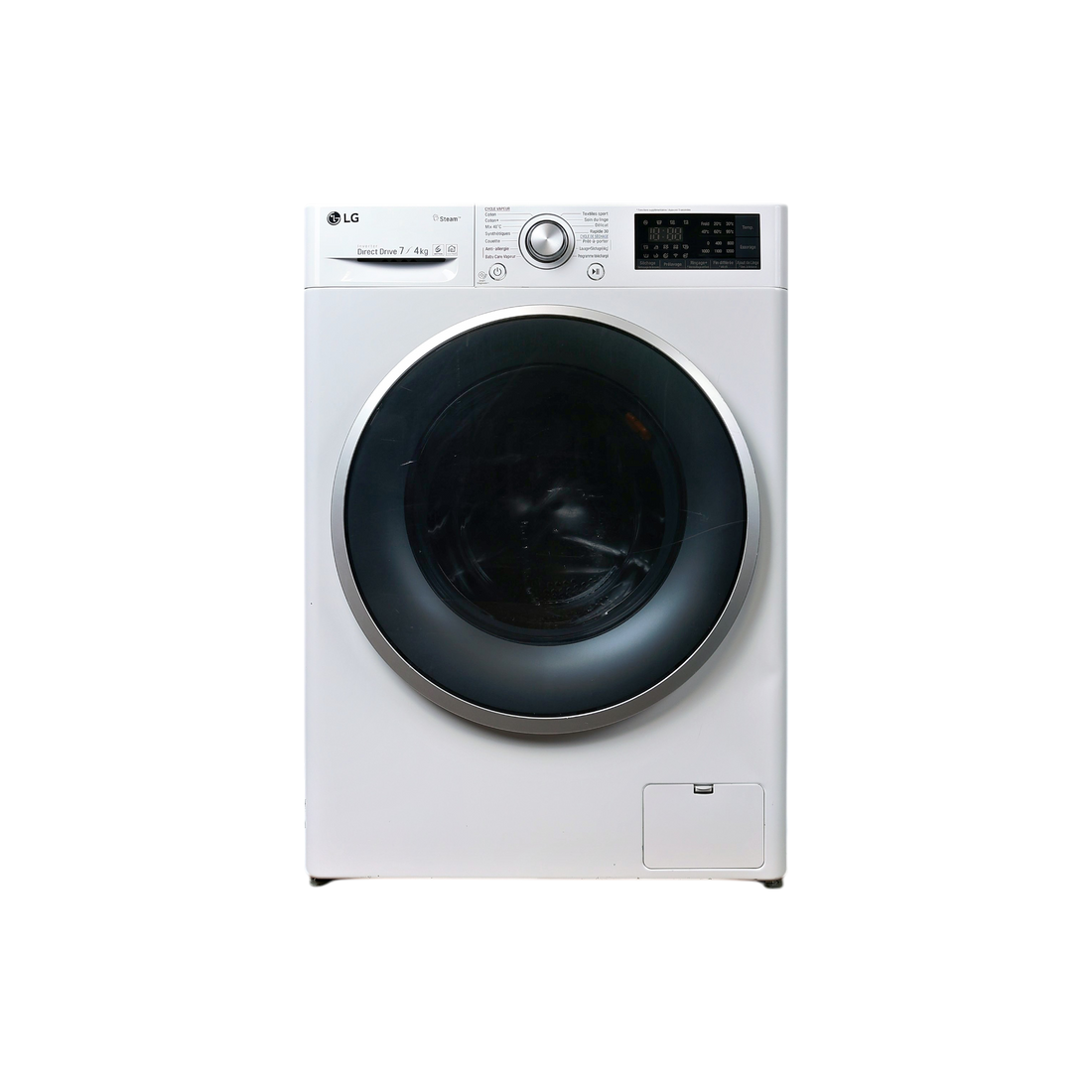 Lave-Linge Sechant 7 kg Reconditionné LG F742J71WRS : vue de face
