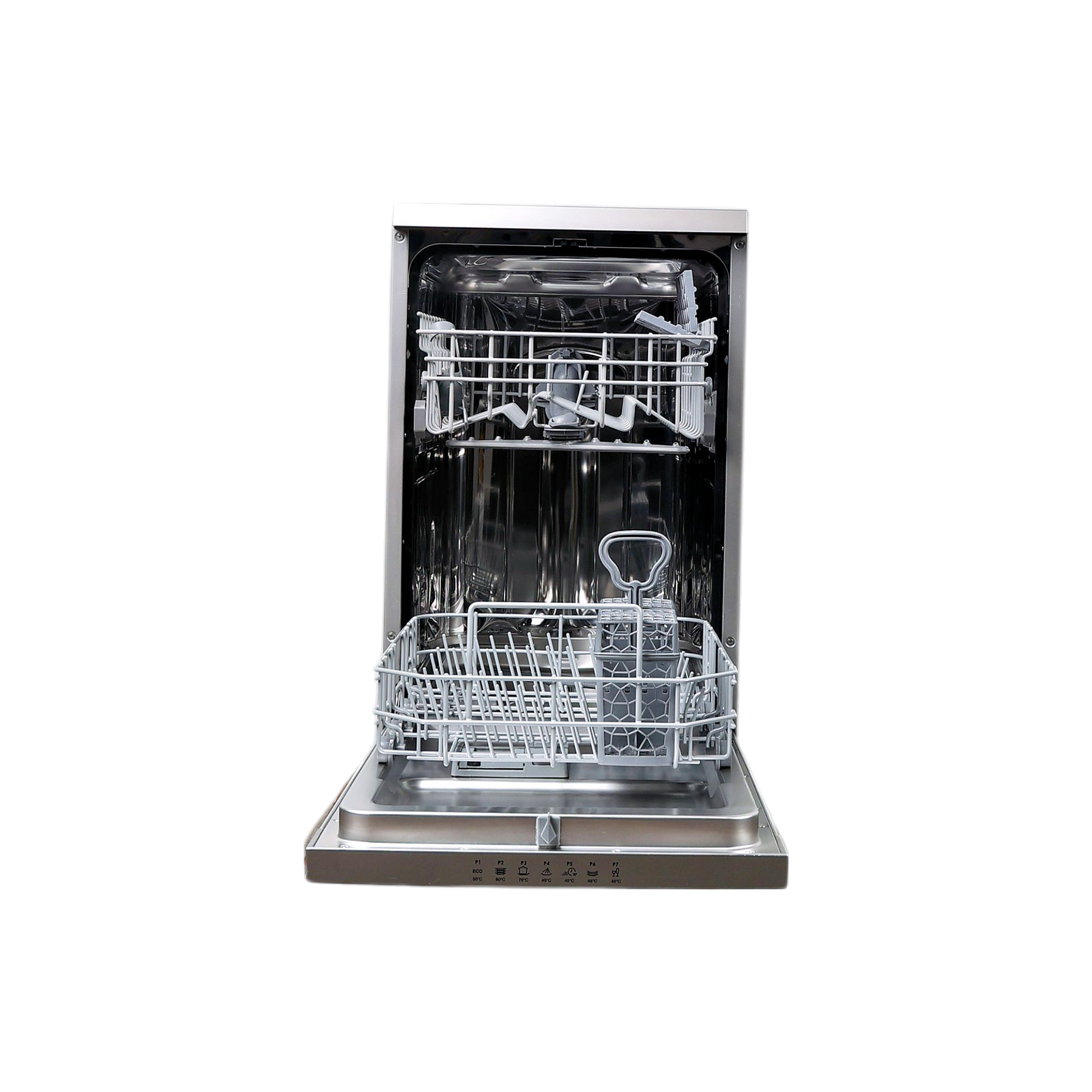 Lave-Vaisselle Pose Libre 10 Cvts Reconditionné ESSENTIEL B ELVS-451S : vue de l'intérieur