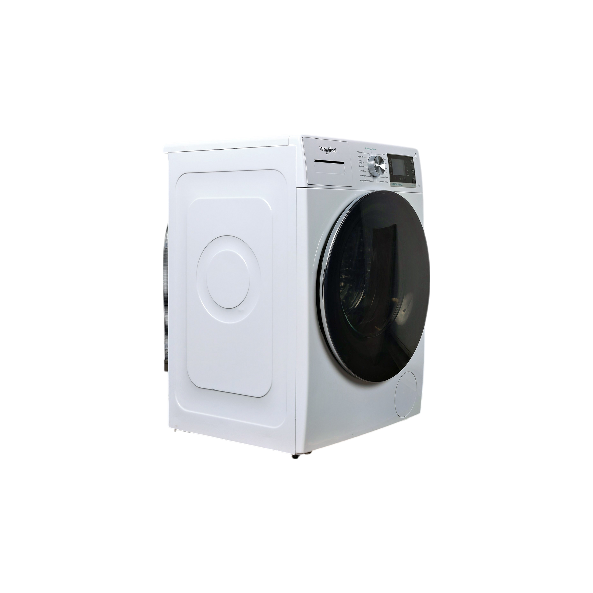 Lave-Linge Hublot 8 kg Reconditionné WHIRLPOOL W6XW845WRFR : vue du côté droit
