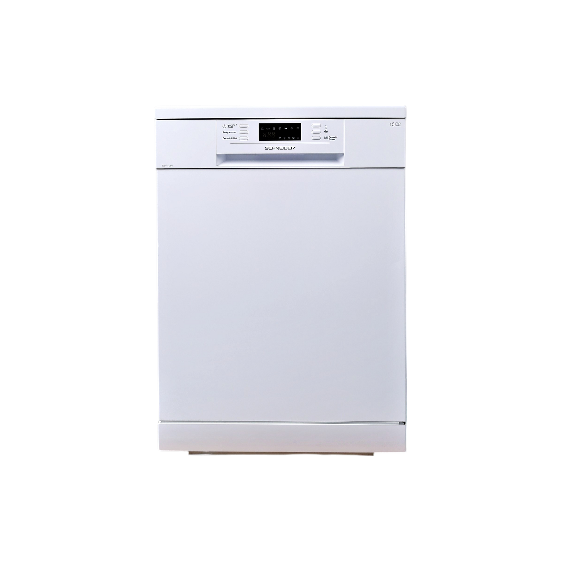 Lave-Vaisselle Pose Libre 15 Cvts Reconditionné SCHNEIDER SCDW1542IDW : vue de face