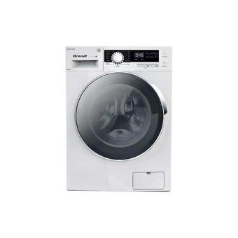 Lave-Linge Hublot 12 kg Reconditionné BRANDT WFB124QW : vue de face