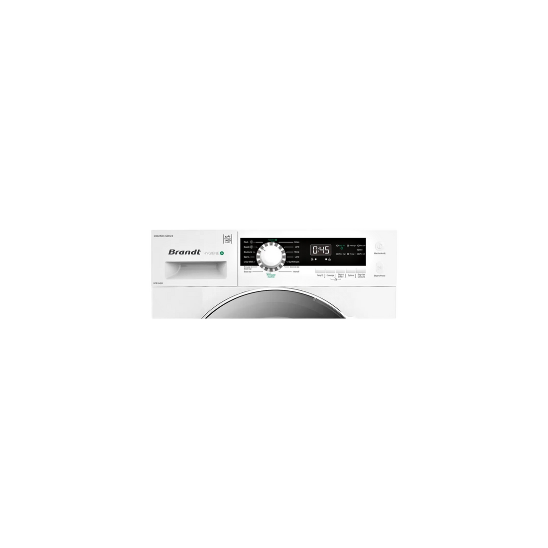 Lave-Linge Hublot 12 kg Reconditionné BRANDT WFB124QW : détails