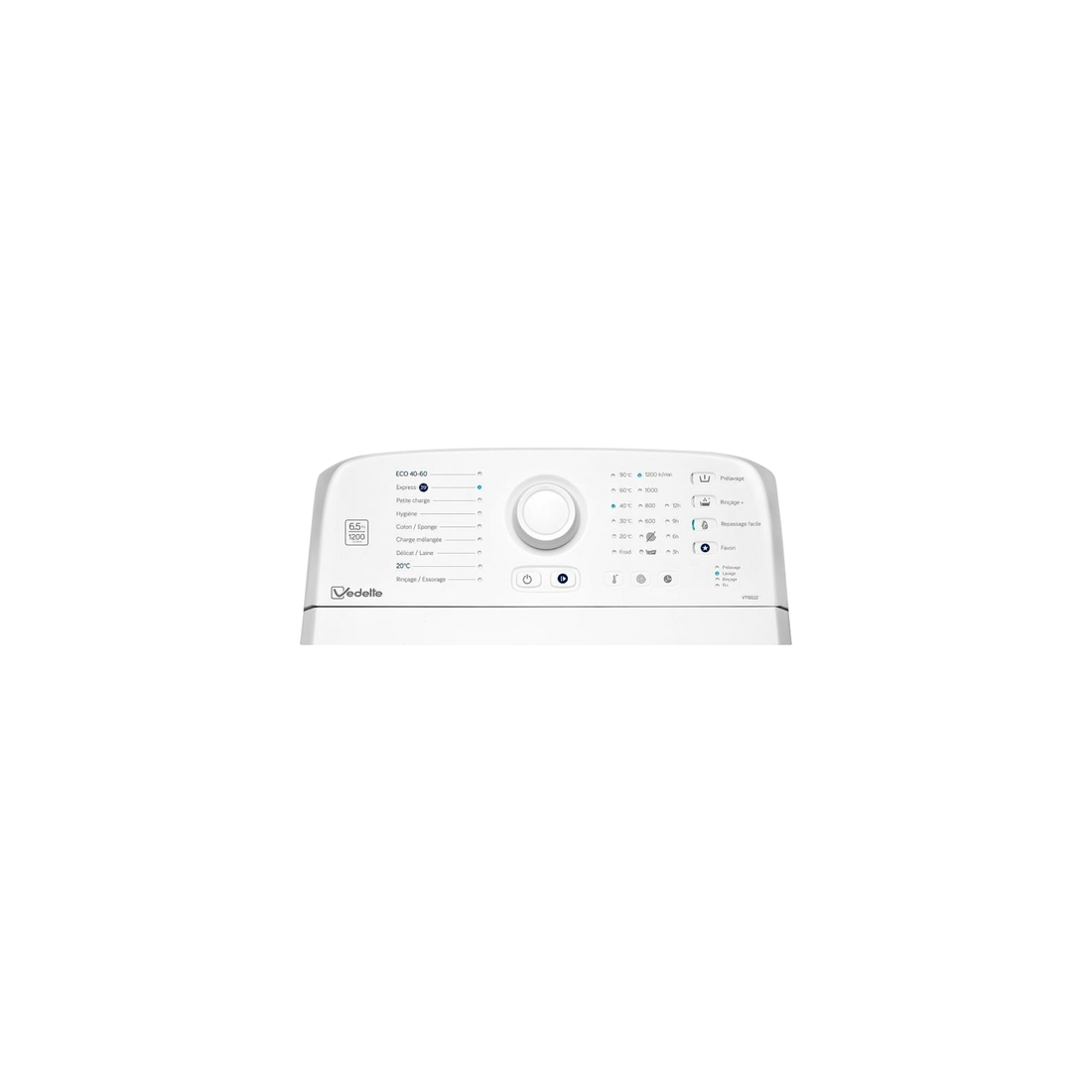 Lave-Linge Top 6.5 kg Reconditionné VEDETTE VT16522Q : détails