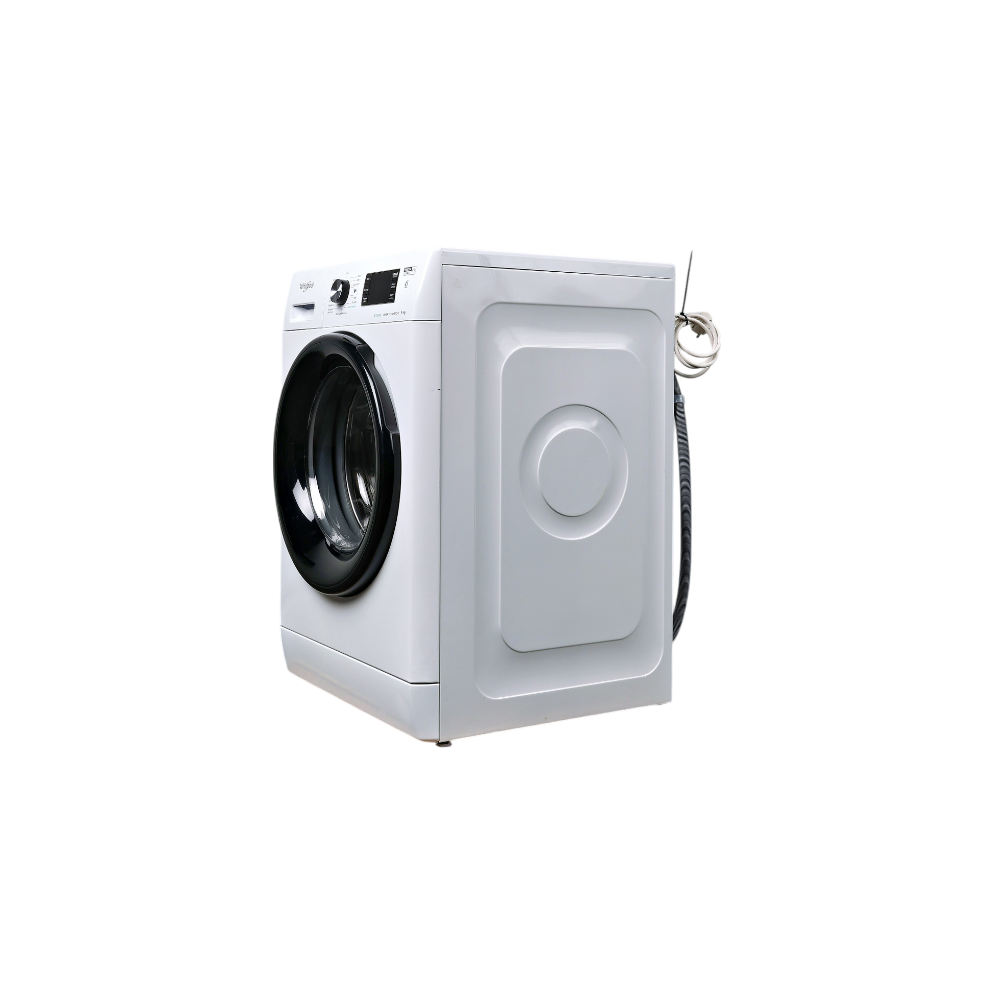 Lave-Linge Hublot 9 kg Reconditionné WHIRLPOOL FFBP9489BVFR : vue du côté gauche