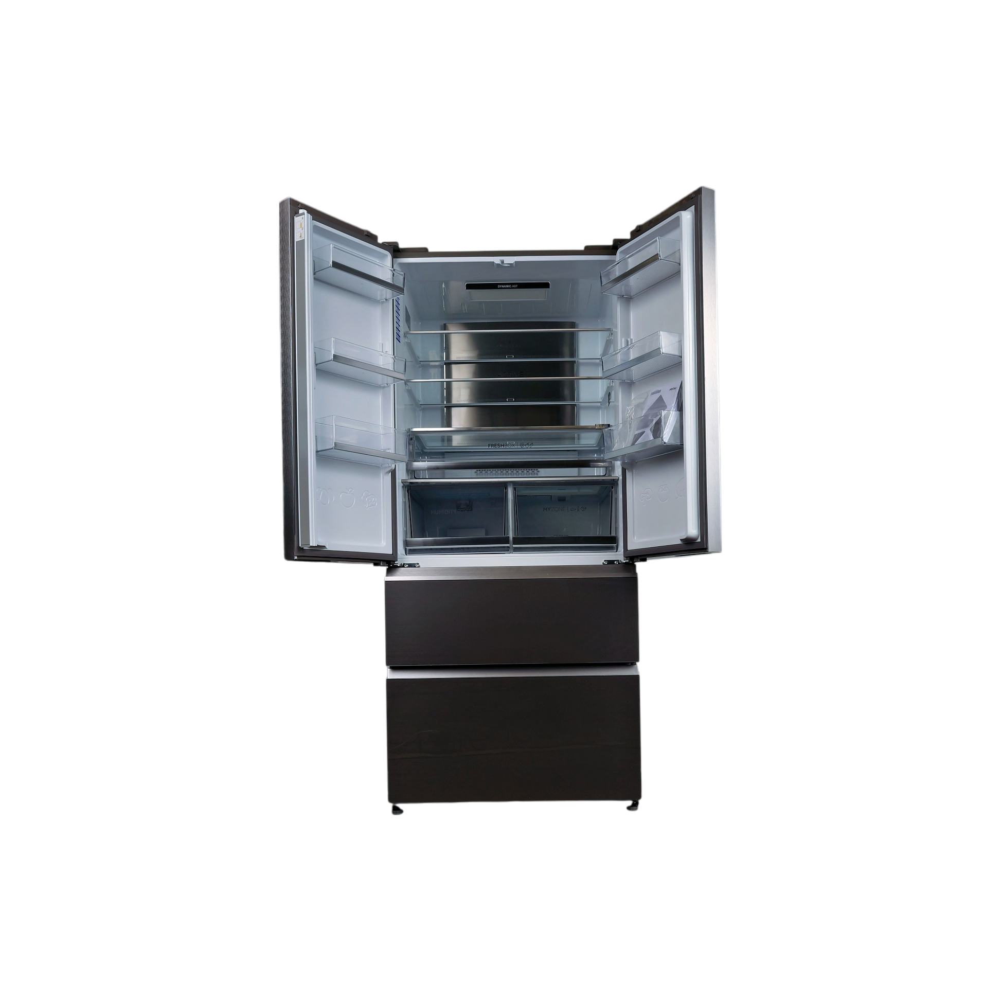 Réfrigérateur Multi-Portes 539 L Reconditionné HAIER HB18FGSAAA : vue de l'intérieur