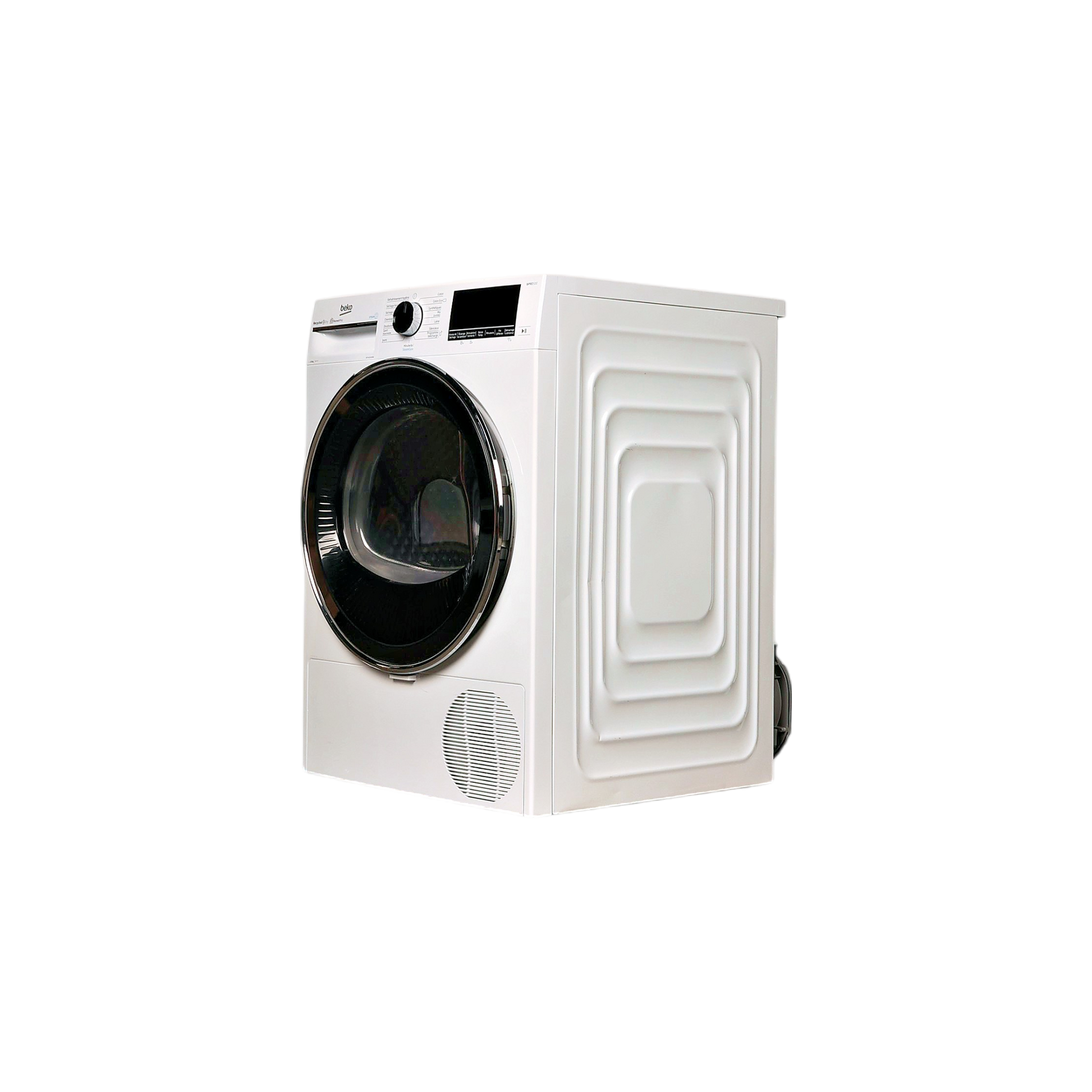 Seche-Linge Pompe À Chaleur 10 kg Reconditionné BEKO B5T4102409W : vue du côté gauche