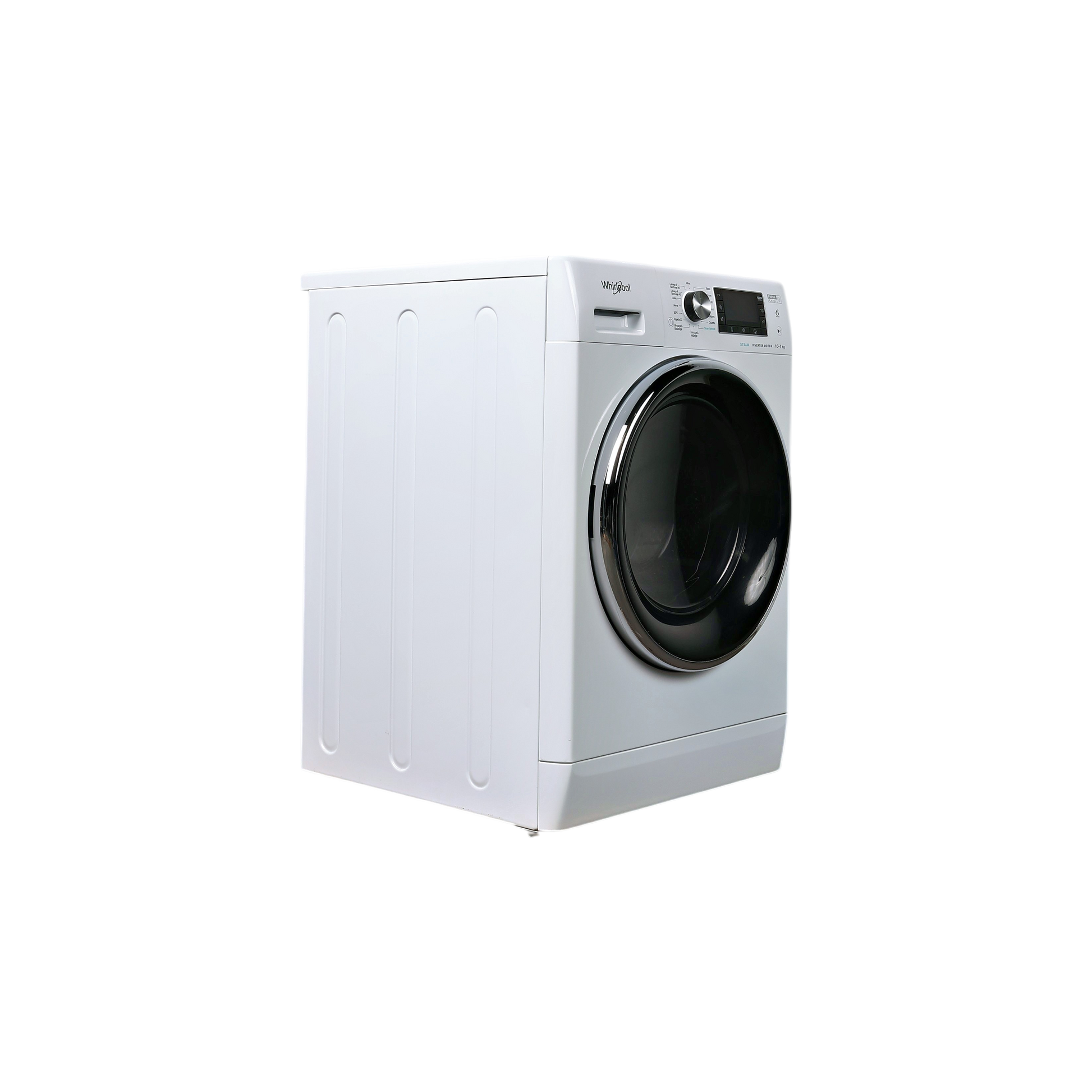 Lave-Linge Sechant 10 kg Reconditionné WHIRLPOOL FFWDD1074269BCVFR : vue du côté droit