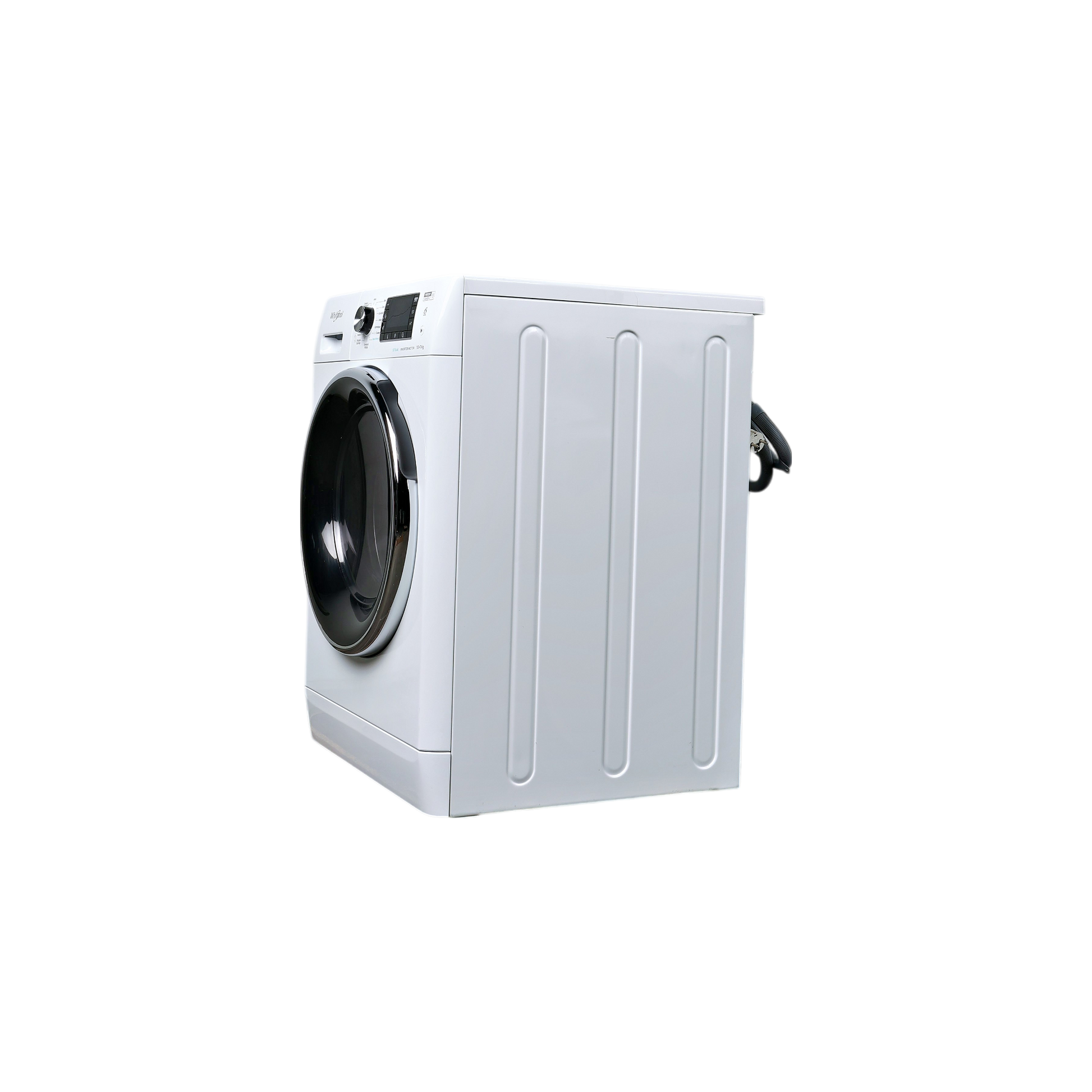 Lave-Linge Sechant 10 kg Reconditionné WHIRLPOOL FFWDD1074269BCVFR : vue du côté gauche