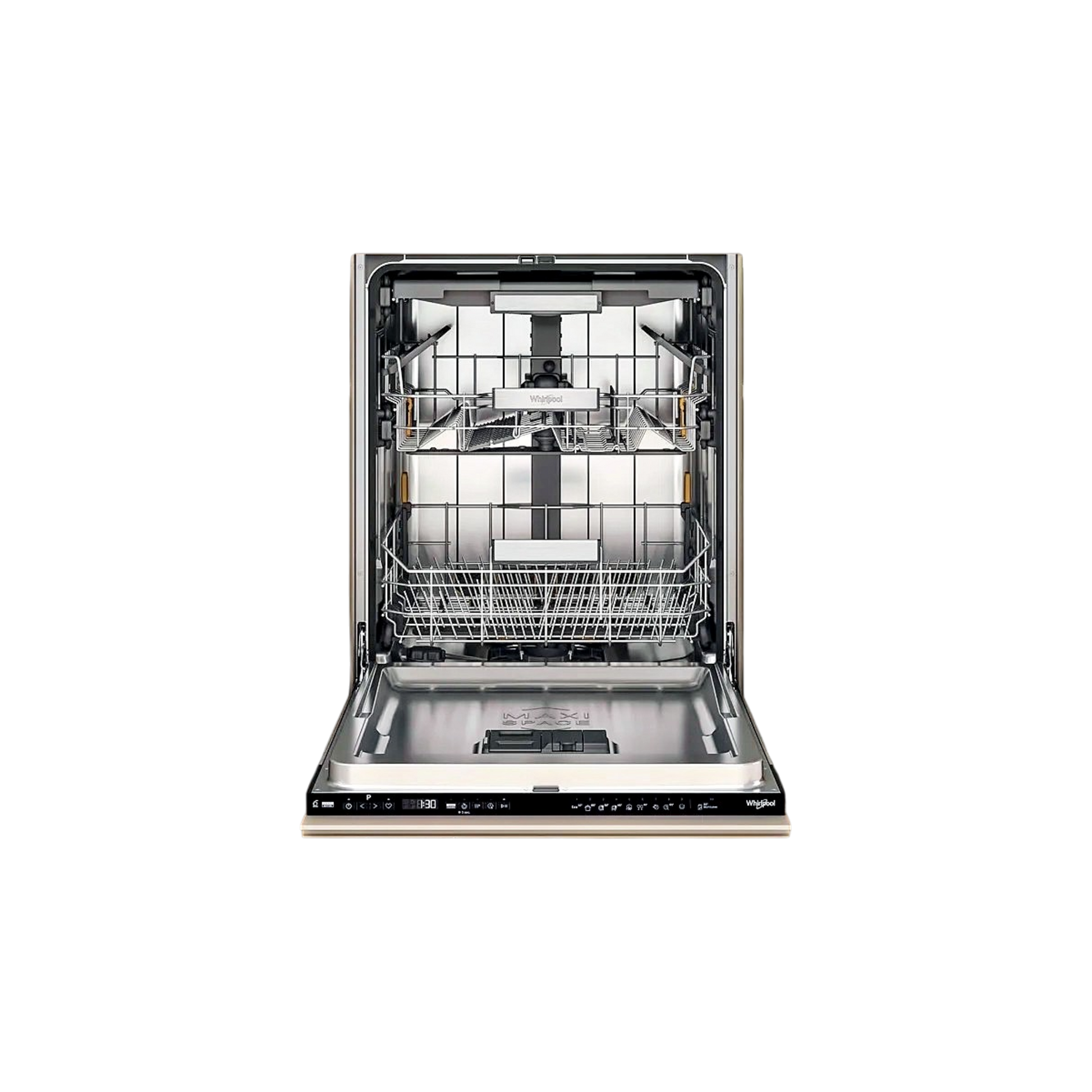 Lave-Vaisselle Encastrable 15 Cvts Reconditionné WHIRLPOOL W7IHP40LSC : vue de l'intérieur
