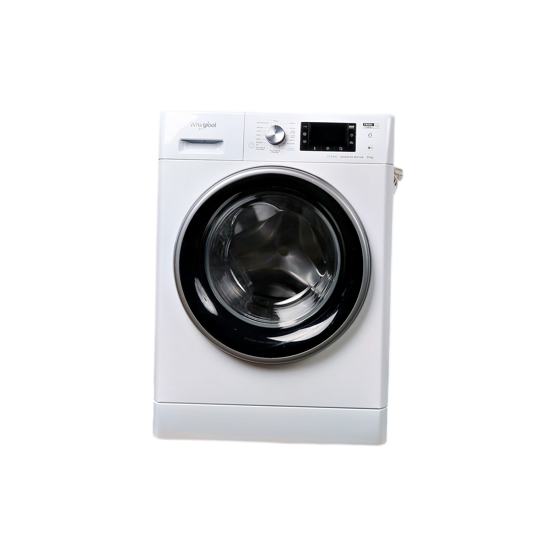 Lave-Linge Hublot 9 kg Reconditionné WHIRLPOOL FFDD9469BSVFR : vue de face