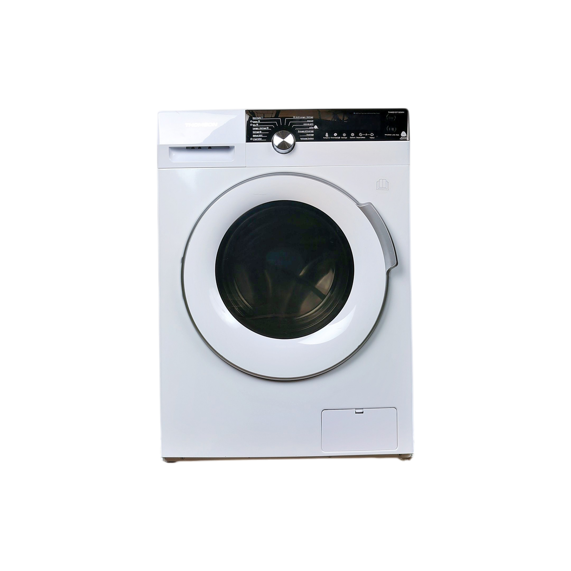 Lave-Linge Sechant 10 kg Reconditionné THOMSON THWD107150WH : vue de face