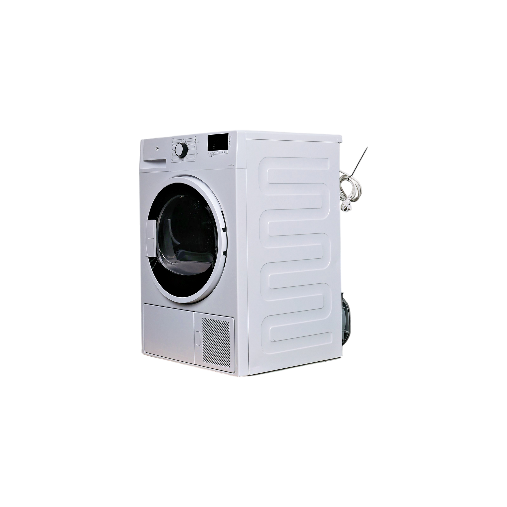 Seche-Linge Pompe À Chaleur 8 kg Reconditionné ESSENTIEL B ESLHP8-2B : vue du côté gauche