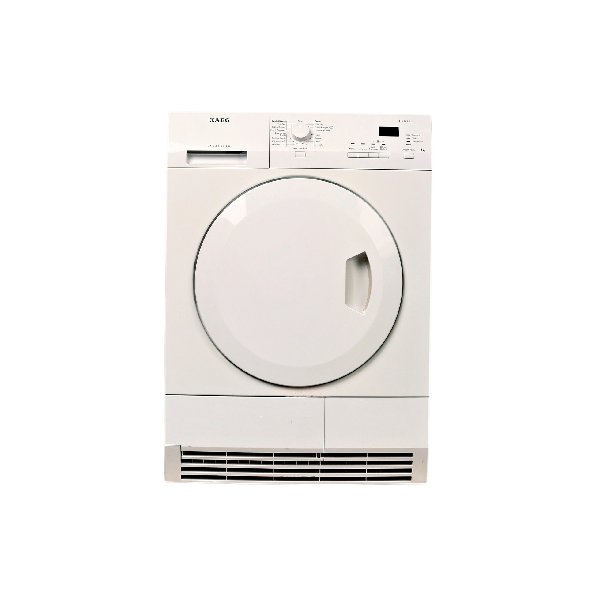 Seche-Linge Condensation 8 kg Reconditionné AEG T65280AC : vue de face