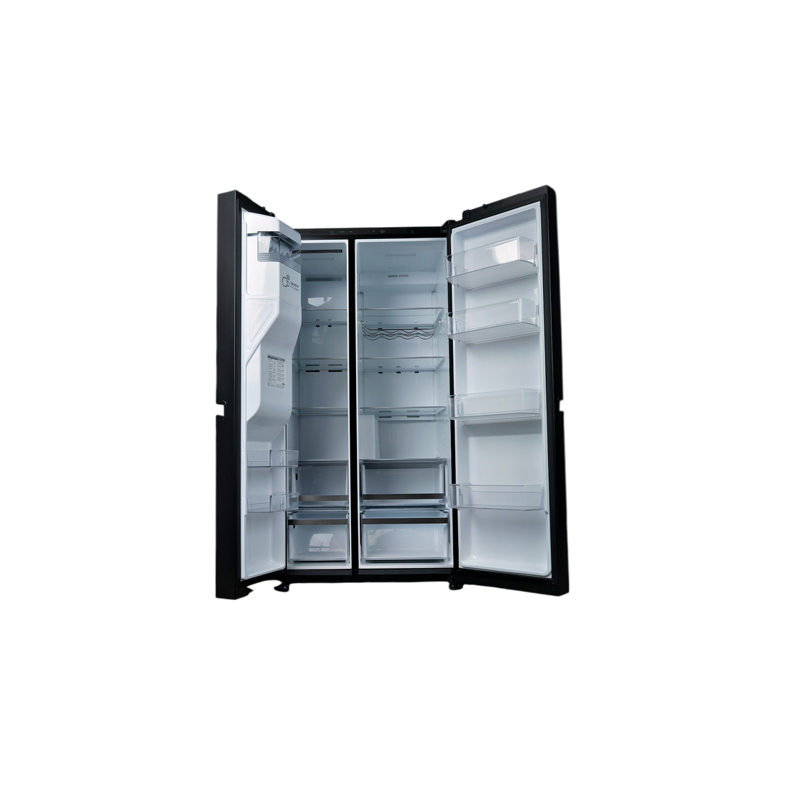 Réfrigérateur Américain 638 L Reconditionné LG GSLC40EPSE : vue de l'intérieur