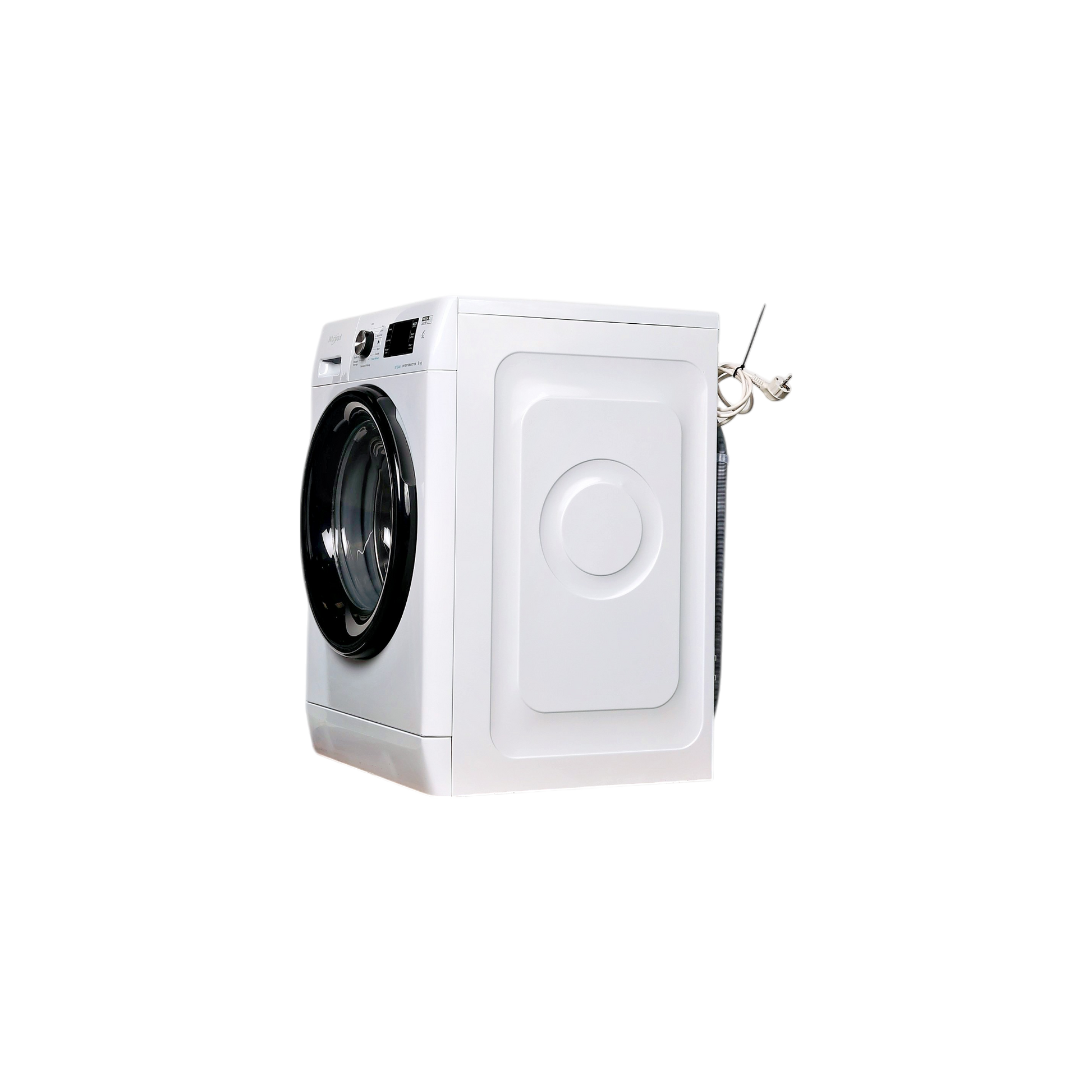 Lave-Linge Hublot 9 kg Reconditionné WHIRLPOOL FFBP9469BVFR : vue du côté gauche